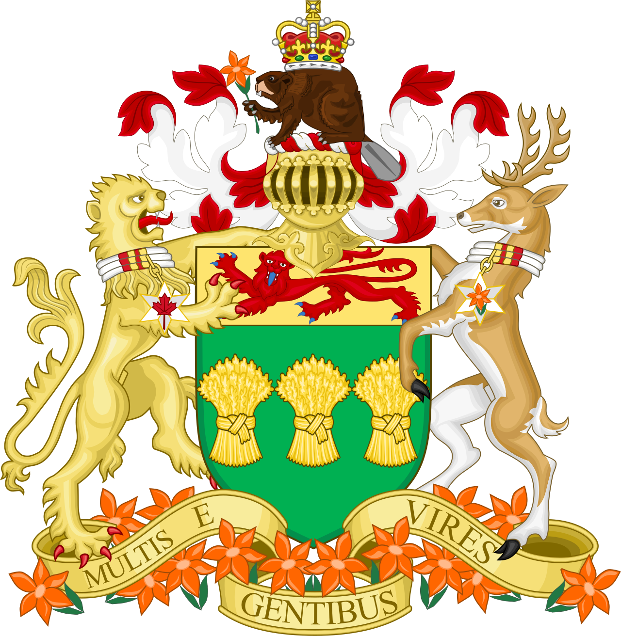 Saskatchewan coat of arms